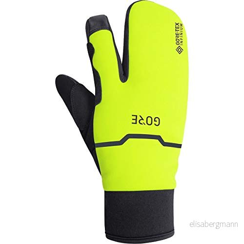 GORE WEAR TEX INFINIUM termiska handskar, Unisex, Svart/Neongul, 9, 100656 4017912108430
