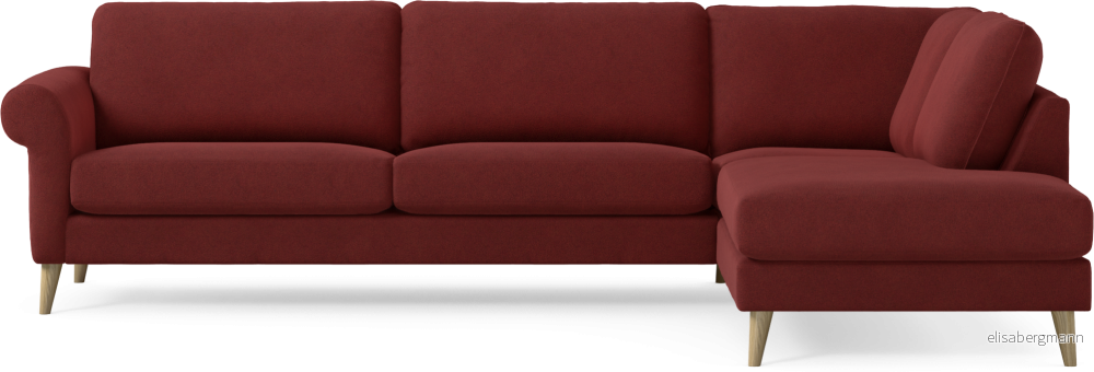 Bridge 3-sits soffa med divan höger 4xTFW