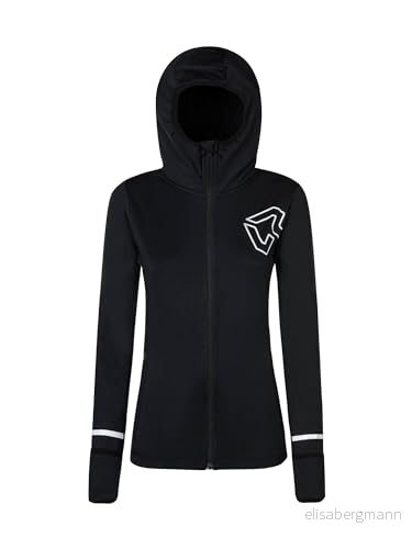 Rock Experience REWC02831 0208 Jerky 2.0 Hoodie Woman Fleece Dam Lång Stickad Caviar S 8057734816768