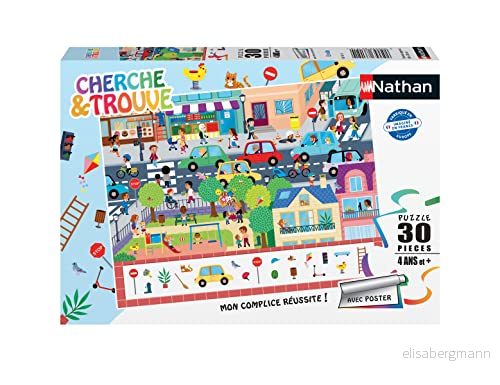 Ravensburger 30 bitars Pussel I staden (Sök och hitta) Barn (4005556861514) 4005556861514