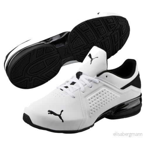 PUMA Viz Runner, sneakers för män, vit svart svart, 45 EU 191240883512