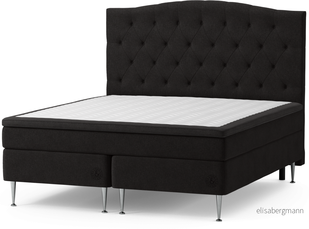 Asperö Comfort Kontinentalsäng, dubbelsäng med bäddmadrass Comfort och sängben T4C8m