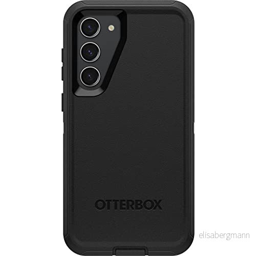 OtterBox Defender skal för Samsung Galaxy S23+, extra stöttåligt, fallsäkert, skyddande skal, testad till militärstandard x4, Svart, Utan retailförpackning 840304712120
